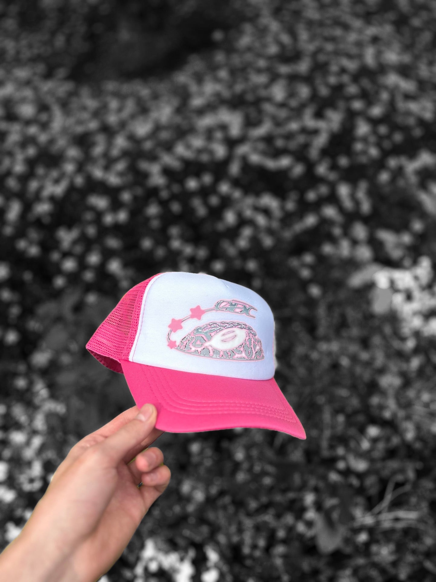 Visionary Cap - Hot Pink/White