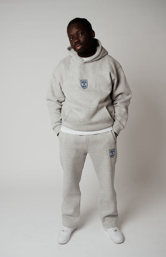 National Hero Full Tracksuit - Grey Marl