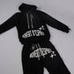 Napoleon Puff Print Full Tracksuit - Black