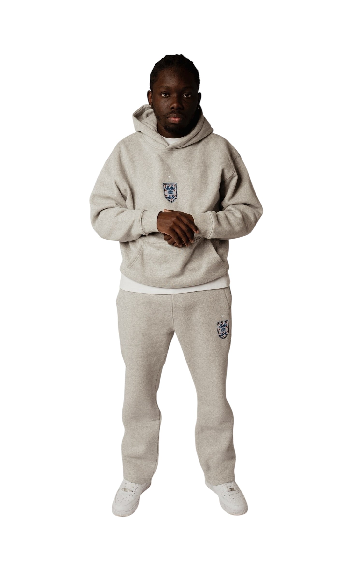 National Hero Hoodie - Grey Marl *RESTOCKED*