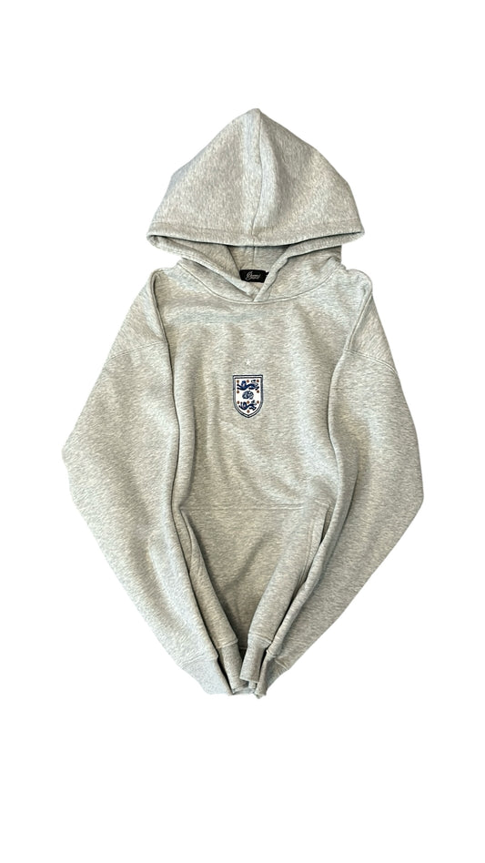 National Hero Hoodie - Grey Marl *RESTOCKED*