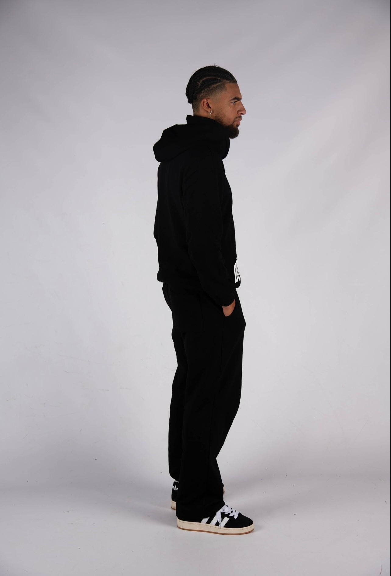 Napoleon Puff Print Full Tracksuit - Black