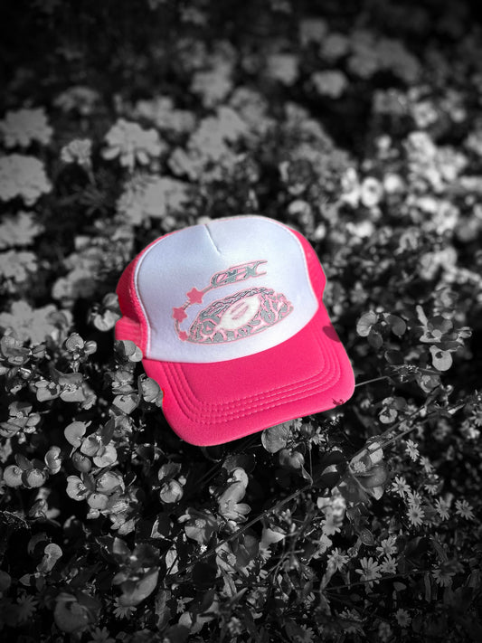 Visionary Cap - Hot Pink/White